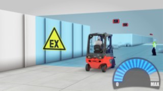 Assistenzsystem Linde Safety Guard Linde Safety Guard für die ATEX-Zonen 2/22