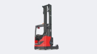 Der Schubmaststapler R20 von Linde mit neuem Schubmast. Der Schubmaststapler R20 von Linde Material Handling mit neuem Schubmast.