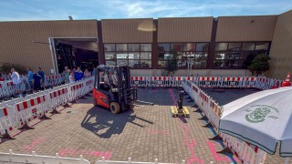 Vorrundenparcours Reifen stapeln 